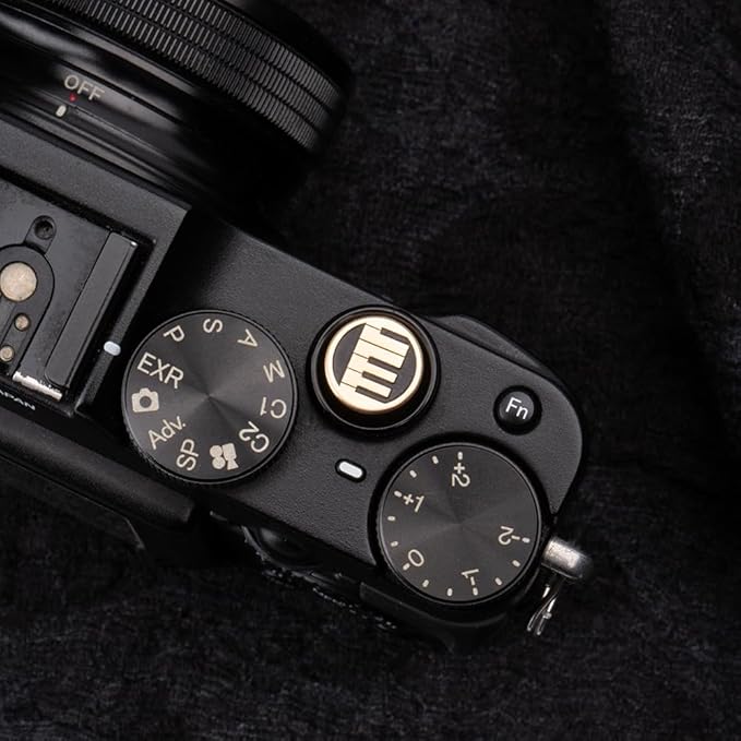 Camera Shutter Button, Soft Shutter Button for Fuji-Film X100 X100S X-10 X20 X-E1 XT10 XT20 XE2S X100F X100VI Nikon ZF