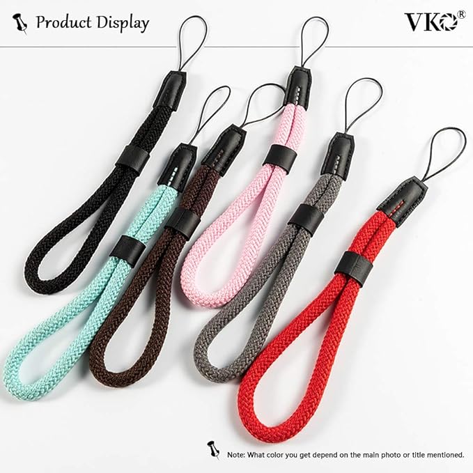 Soft Wrist Strap - Rope Hand Strap for Point-and-Shoot, Mirrorless, Small Cameras - Green