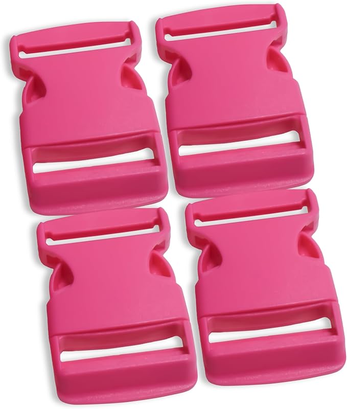 Buckles for Straps Set of 4 Pcs Plastic Buckle Clip Quick Side Release Plastic Fastener