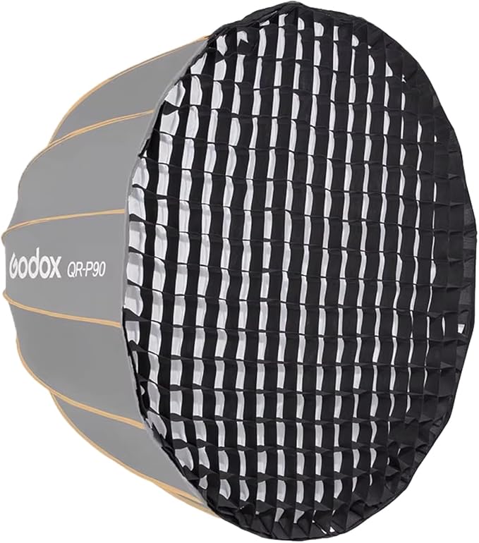 Honeycomb Grid for Godox QR-P90/P90L/P90H & Aputure Light Dome 35.4" 16-Rod Octagon Softbox - Precision Light Control Grid (Parabolic Softbox Grid Only)