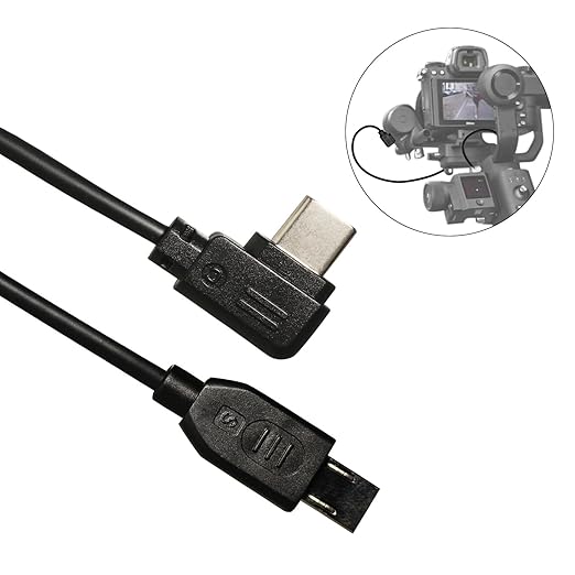 CASYDYEN Camera Shutter Release Cable USB-C to Multi-USB for DJI Ronin-SC/RS2/RSC2/RS3/RS3 Pro/PS3 Mini/RS4/RS4 Pro Stabilizer,for SN A6400 A6600 A7R4 A7R5 A7S3 A7M4 Camera RSS Control Cable 30C