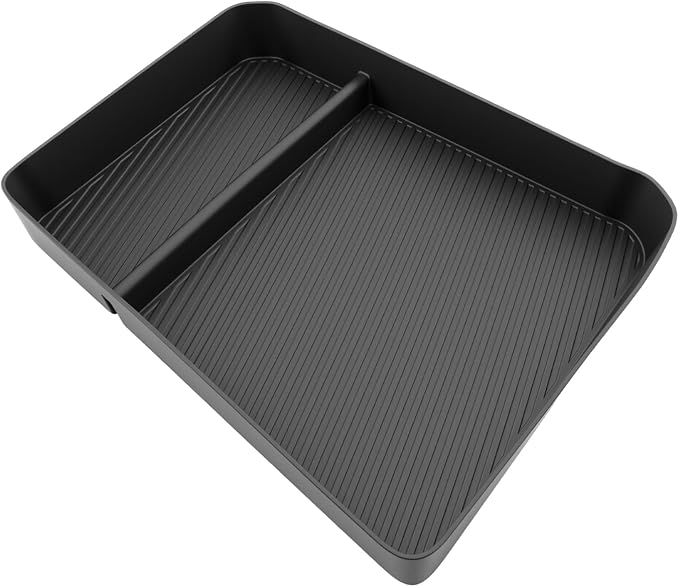 SKTU 2024 2025 2026 Chevy Silverado 2500 HD Center Console Organizer for 2024-2026 Silverado 2500HD 3500HD Center Console Tray 2024 2025 2026 Chevy Silverado 2500 HD Accessories (w/Bucket Seats Only)