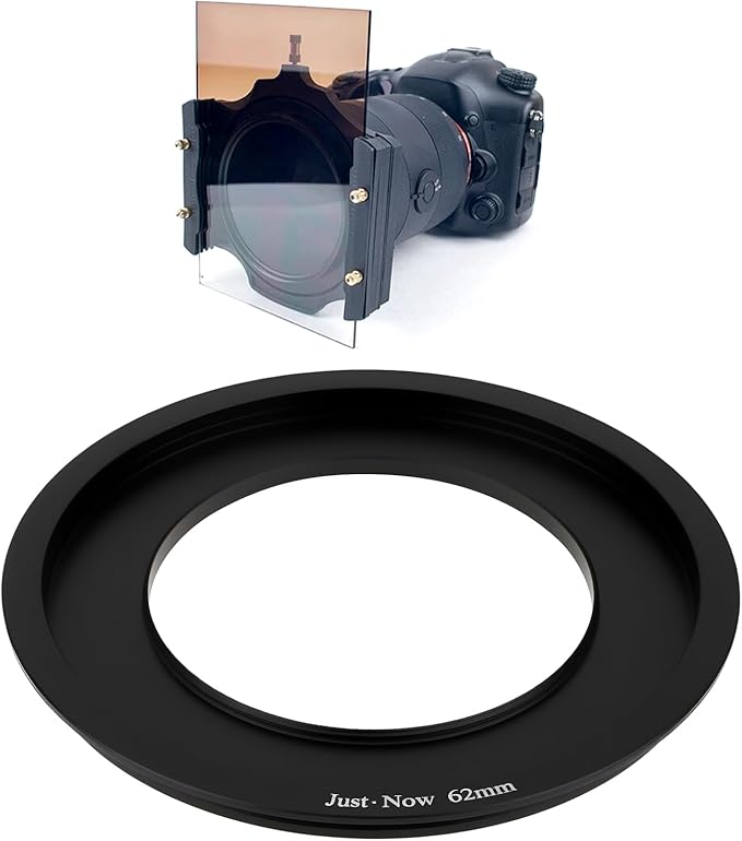 62mm Wide Angle Adapter Ring Compatible with Lee 100mm Filter System