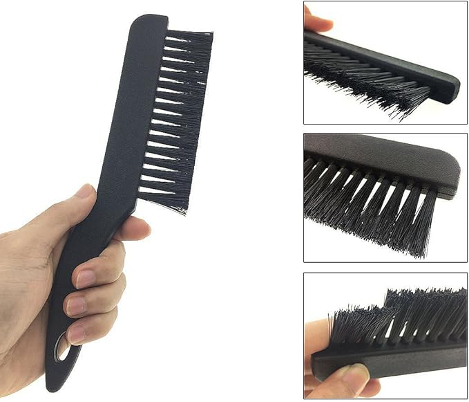 YXQ 9.84inch ESD Brush Cleaning Plastic Handle Anti Static Conductive for PCB Motherboards Fans Keyboards Black