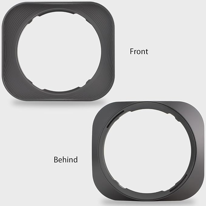 Haoge Bayonet Square Metal Lens Hood for Sigma 23mm F1.4 DC DN Lens LH-SM23