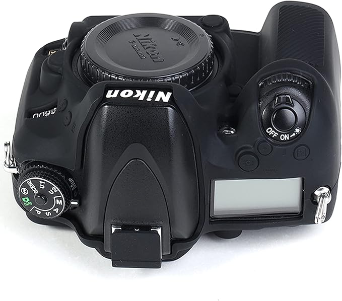 Professional Secure Silicone Camera Cases Bag Housing Rubber Body Skin for Nikon D610 D600 DSLR Camera Protective Case(Black)