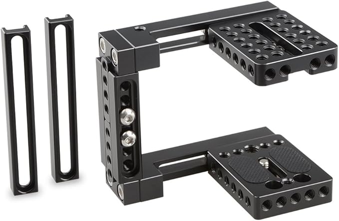 CAMVATE Adjustable Camera Cage Fit for Right Handle and Left Handle Camera(Basic) - 1722