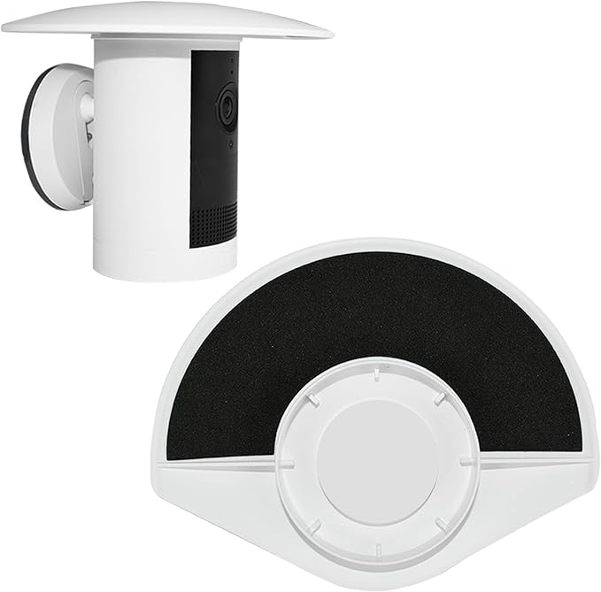 Camera Rain Cover Compatible with Ring Outdoor Cam Plus,Sun Rain Shade Camera Cover,All-Weather Protection Cover Sun Rain Shield for Outdoor Cameras,White