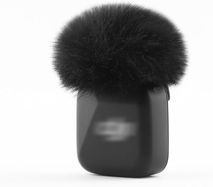 LEFXMOPHY Windscreen for DJI MIC MINI Wireless Microphone 2024 Latest Version Furry Wind Muff Deadcat Cover