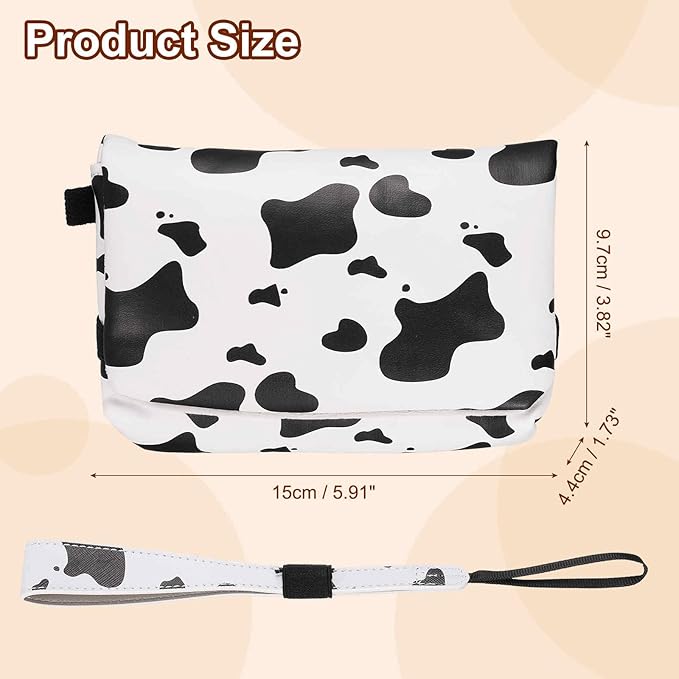 Nexarelle 1 Pcs Digital Camera Storage Bag, Nylon Polyester Multi-Purpose Small Portable Storage Bags for Photography CCD Machine Women Men Travel Cosmetic Clutch Purse, Black and White