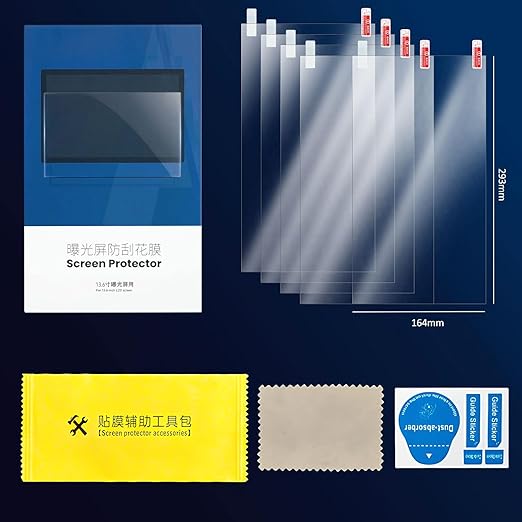 Anycubic Photon M3 Max Screen Protector,Original Protective Film 5Pcs Compatible with 13.6 inch LCD SLA UV Resin 3D Printers-Thickness 0.1mm-NOT for Photon M3 or Photon M3 Plus