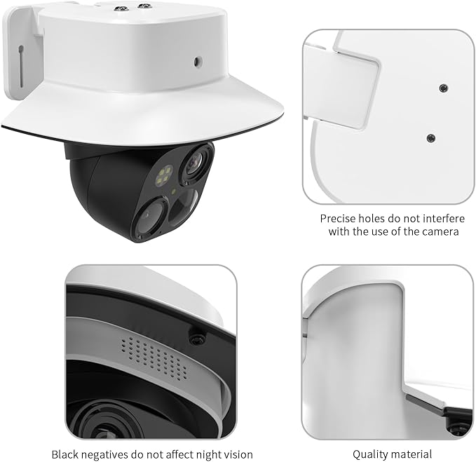 TIUIHU Sun Rain Shade Camera Cover Mounting Bracket for Eufy Security SoloCam S340