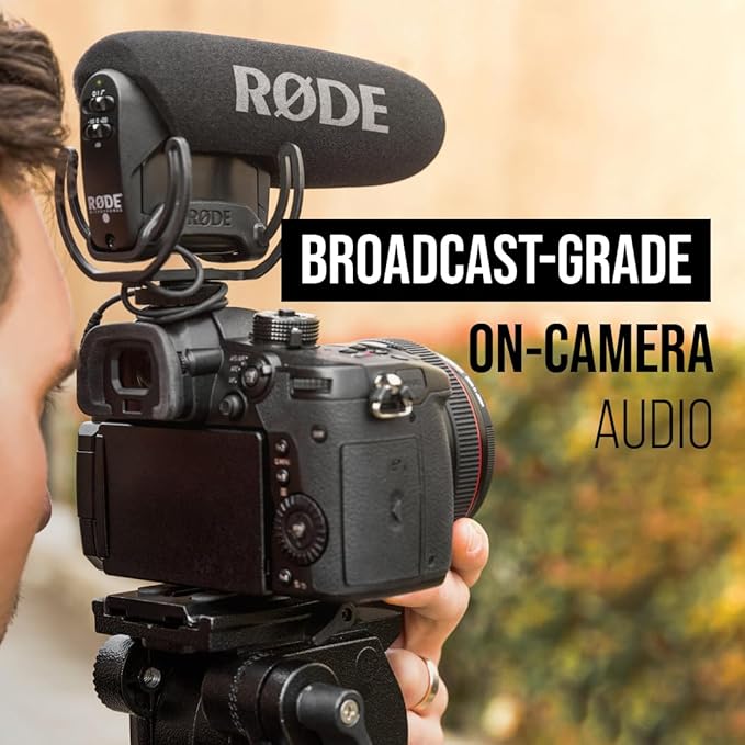 Rode VideoMic Pro R Camera-Mount Shotgun Microphone,Black