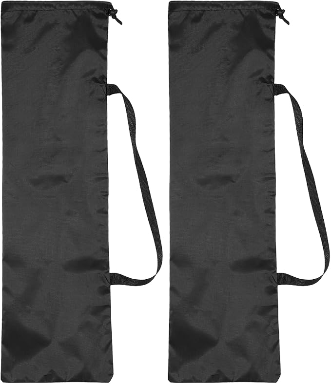PATIKIL 33 x 10 Inch Tripod Carrying Case, 2 Pack Camera Tripod Carrying Bags Oxford Cloth Padded Bag for Camera Gear Mic Light Stand Sheet Music Photography Accessories, Black