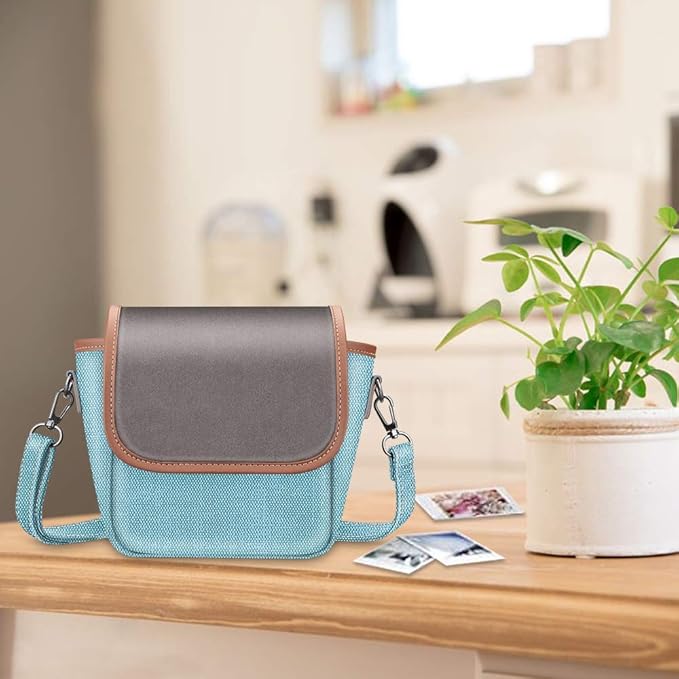 Fintie Camera Bag Compatible with Polaroid Now+ Generation 3/2/1 I-Type, Polaroid Now Gen 3rd/2nd/1st, OneStep 2 VF, I-2 Instant Film Camera Travel Shoulder Case with Adjustable Strap Accessories