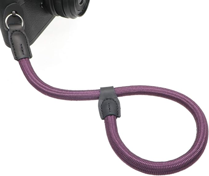 HITHUT Adjustable Rope Camera Wrist Strap Hand Strap for SLR DSLR Digital Mirrorless Cameras Purple