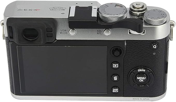 Haoge THB-XB Metal Hot Shoe Thumb Up Rest Hand Grip for Fujifilm Fuji FinePix X100F X-100F X-Pro2 XPro2 X-Pro3 XPro3 Camera Black