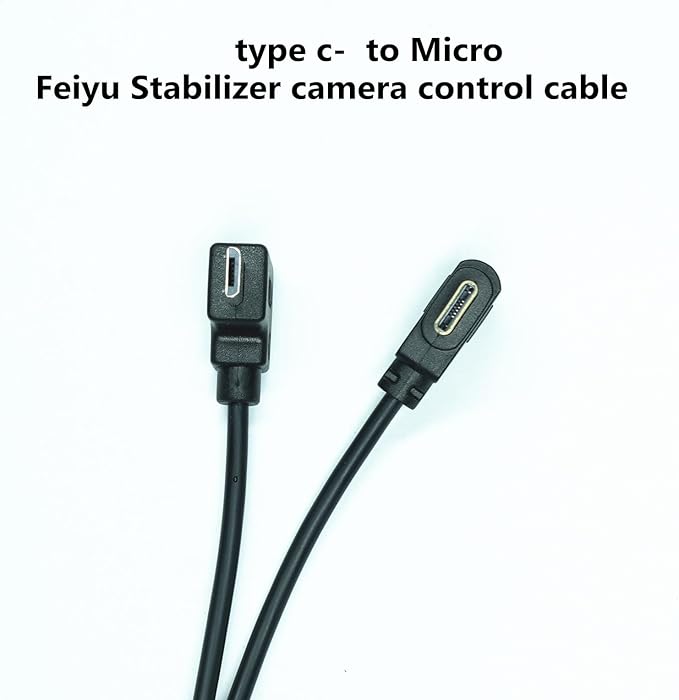 FeiyuTech Stabilizer ak2000c/s scorp/2/c g6max Connects Camera Control Data Cable for Canon EOS M50,M50 II,200D II/250D,850D,90D,5D Mark IV,5DS R (FY-Micro USB)