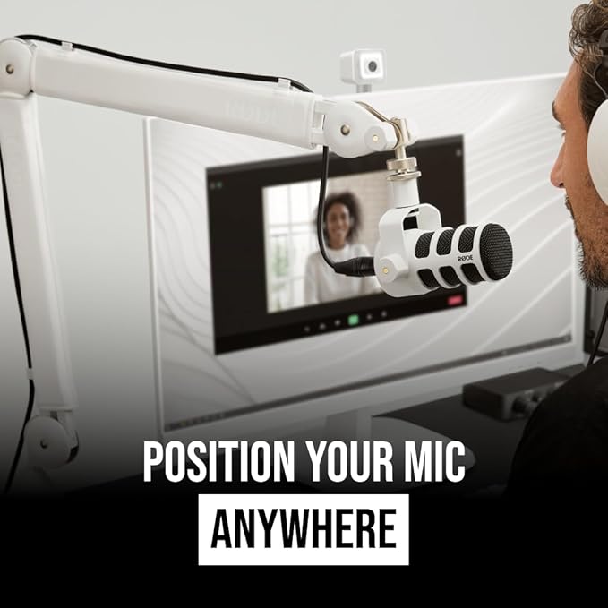 RØDE PSA1+ Professional Studio Arm with Spring Damping and Cable Management (Red)
