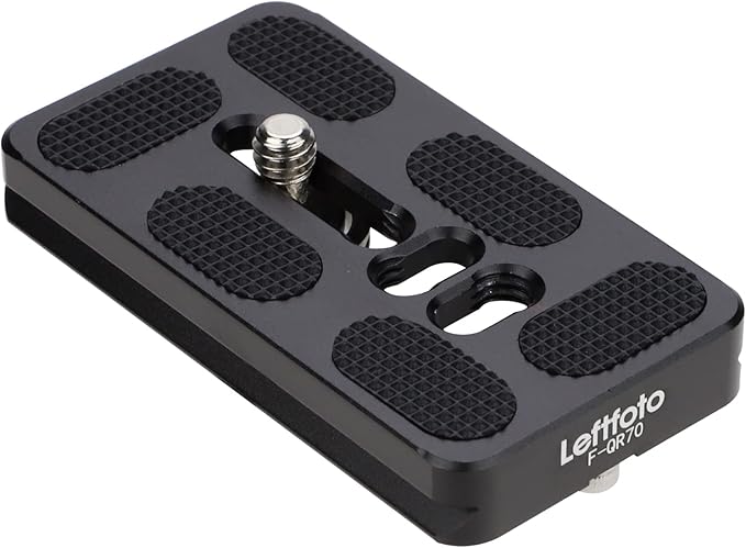 70mm Universal Camera Quick Release Plate, QR Plate,Quick Shoe Plates Fits Arca Swiss Standard Clamp for DSLR Camera Tripod Ballhead