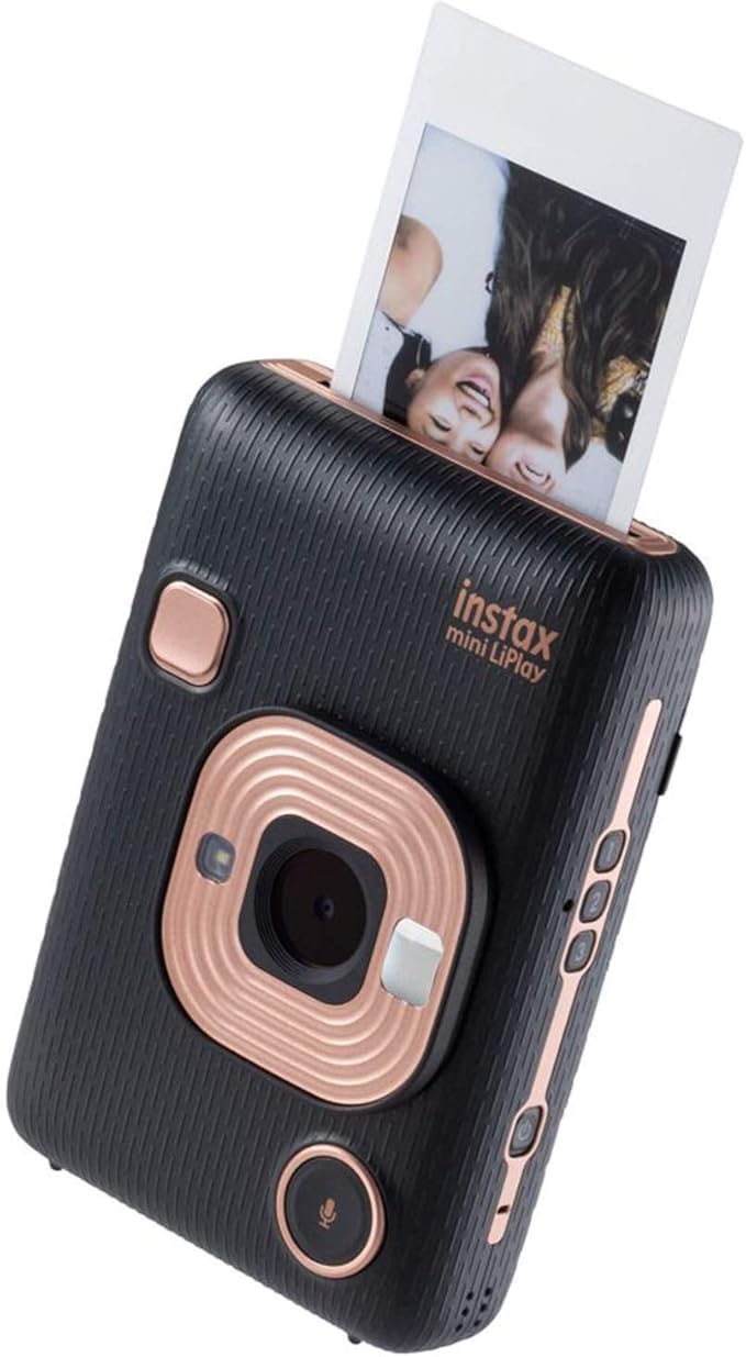instax mini LiPlay 2-in-1 Hybrid Instant Photo Camera and Printer with 2.7 inch LCD Screen, mini Film formT,Elegant Black