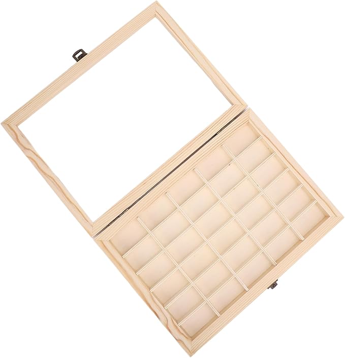 135 Film Case, Solid Wood Display Case for 30 Rolls of 35mm Films, 35mm Film Storage Box Yours