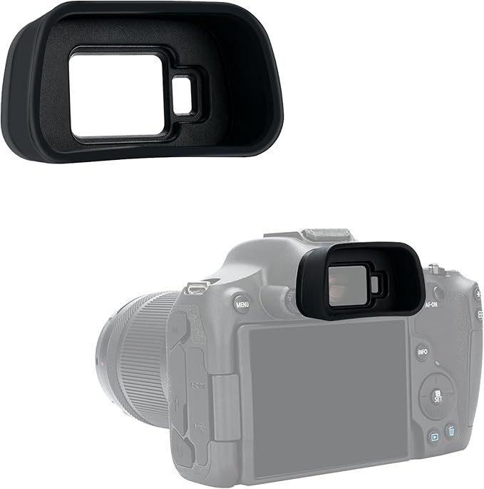 EOS R7 Eye Cup Eyecup Eyepiece, Extended Long Soft Eyecup Eyepiece Viewfinder for Canon EOS R7 Mirrorless Camera, Soft Silicone Material, Comfortable for Eyeglass Wearers