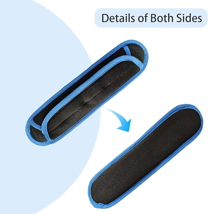 2PCS Shoulder strap pad, with Ultra thick Cushion, Luggage Bag Crossbody, Plus Long & Anti-slip &Breathable, Universal