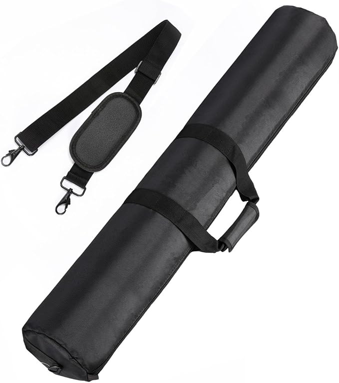 Camera Equipment Storage Bag Pouches Reinforced Base Design Padded Compartment Portable Shoulder Strap Tripod Organizers Monopod Travel Carrying Case