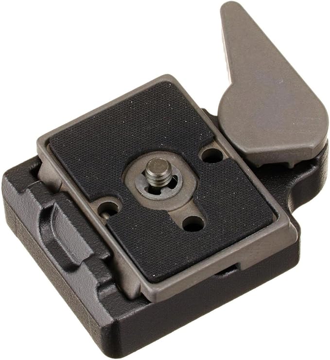 Manfrotto 323 RC2 Rapid Connect Tripod Adapter with 200PL-14 Quick Release Plate - Replaces 3299-Black