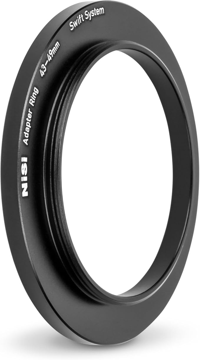 NiSi Swift 43-49mm System Base Adapter Ring for Swift Filters (43mm Standard Thread - 49mm Filter)