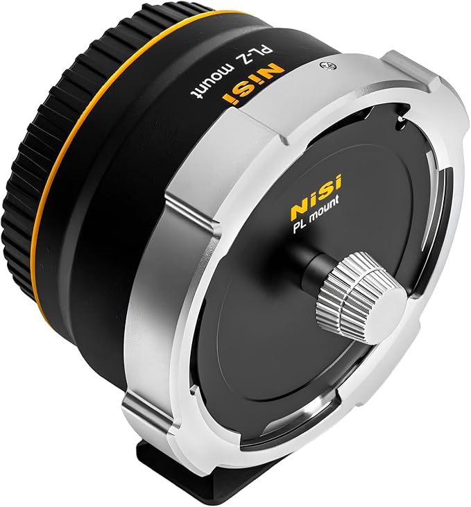 NiSi- Athena PL-Z Lens Mount Adapter - High Precision Converter for Using PL Lenses on Nikon Z Mount Cameras - Enhanced Cinematic Performance and Creative Flexibility - Camera & Photography Accessory