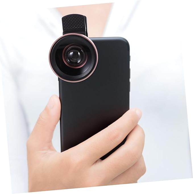 Homoyoyo Wide Angle Macro Phone Lens Dual Function Lens with Uv Protection Durable Clamp Design Compatible with Smartphones and Tablets Professional Photography Accessory