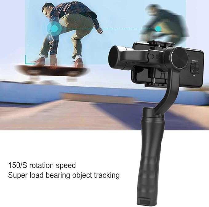 3 Axis Phone, Handheld Stabilizer, 7.0in Smartphone Support - Real - Time Anti - Shake, Intelligent Follow - Up, Live Streaming