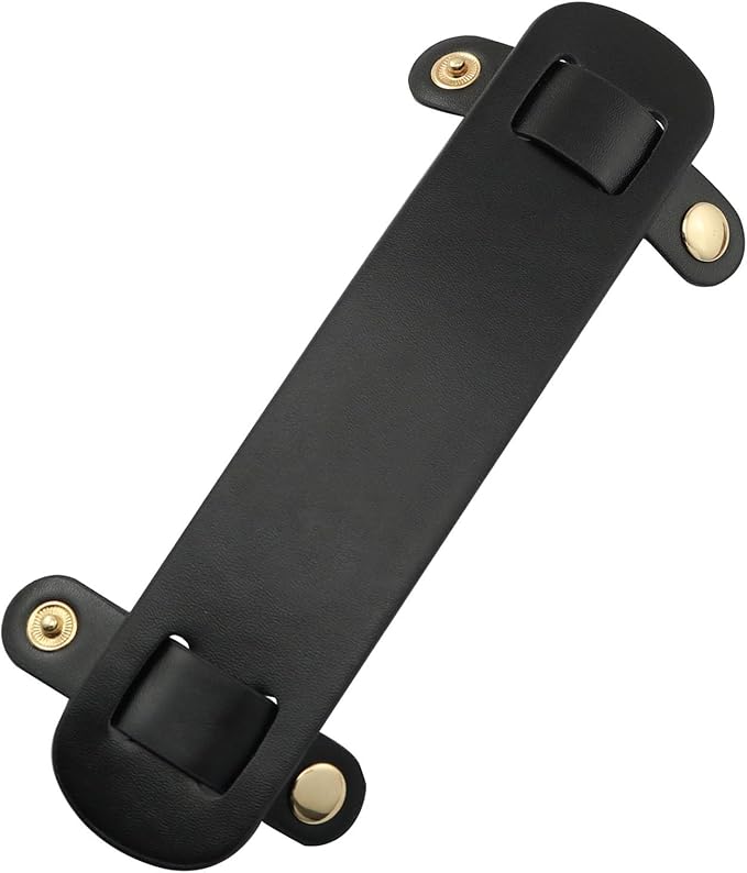 XGNG PU Leather Shoulder Strap Pad Non-Slip Wide Detachable Soft Leather Strap Cover Replacement