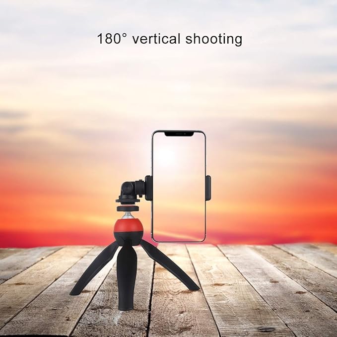 PULUZ Camera Hot Shoe Phone Holder, Action Camera Adapter Kit for DJI GoPro Insta360, Phone Tripod Mount Cold Shoe for iPhone, Samsung, Attaching on DSLR or Ring Light