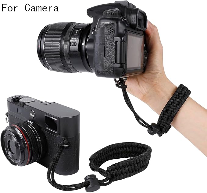Camera Wrist Strap, Adjustable Nylon Hand Wrist Straps Lanyard with a 1/4" screw, for insta360 selfie stick, GoPro, Nikon Canon Sony Samsung Olympus DSLR cameras, smartphone gimbal stabilizer
