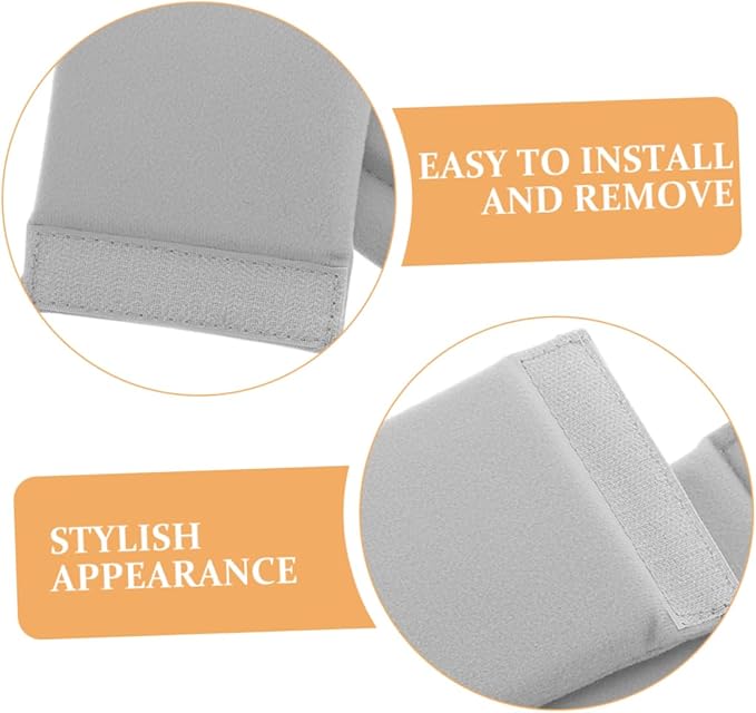 DOITOOL 4pcs Adjustable Camera Bag Divider Inserts Padded Shockproof Lens for Gear Organization Easy to Install and Remove Interior Separator Pads Grey
