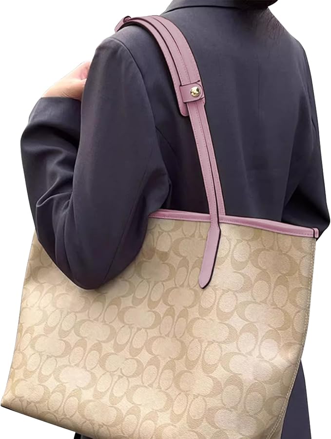 Shoulder Strap Pad Replacement,Microfiber Leather Strap Pads Detachable Cover for Tote Bag