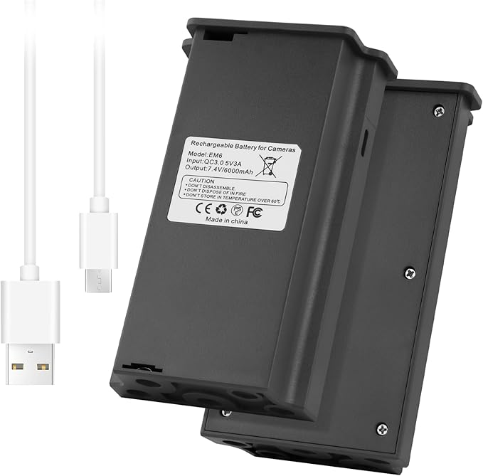 ANTIEE 2Pack Reveal Lithium Battery Pack Compatible with Tactacam Reveal Hunting Camera X, X Pro, Pro 3.0, X Gen 2.0 3.0, XB, SK Rechargeable Trail Camera Battery (Include Type-C Cable)