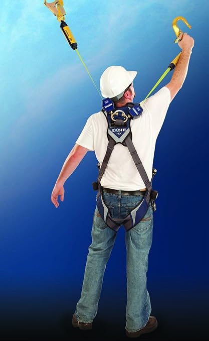 3M DBI-SALA Nano-Lok Personal Fall Protection Self Retracting Lifeline SRL, Twin-leg, Web Construction 3101280, 6 ft. (1.8m), 1 EA