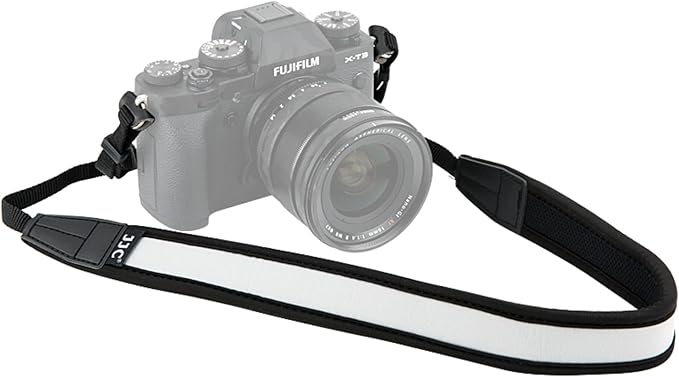 Mirrorless Camera Neck Strap Shoulder Belt for Sony ZV-1 II ZV-E10 A7C A6700 A6600 A6500 A6400 A7 IV III A7R V IV A7S III A9 II Fujifilm X-T5 X-T4 X-T30 II Nikon Z30 Z50 Canon M50 M6 M5 Mark II -Grey