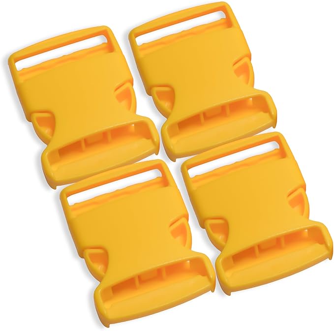 Buckles for Straps Set of 4 Pcs Plastic Buckle Clip Quick Side Release Plastic Fastener