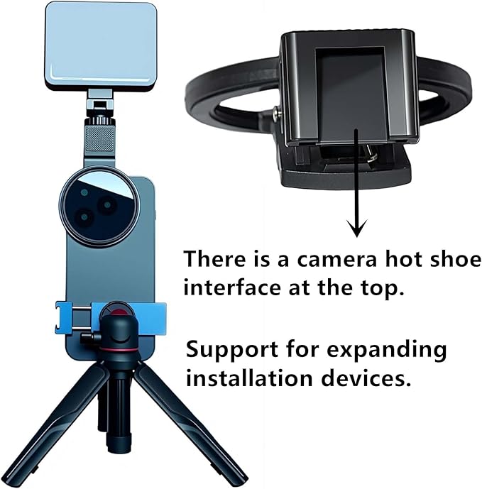 CPL Filter for iPhone 17/16/15/14/13/12/11/Pro/Max/Samsung.58mm Clip-on Polarizer Polarizing Lens for Phone. (58mm CPL)
