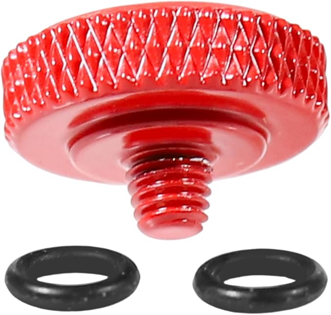 Shutter Button for Fujifilm X-T5, Soft Shutter Release Button for Fujifilm X100VI XPRO3 X100T XE4 XT20 XT50 XT3 XT4 XT30II Cameras (Red + Black Surface)