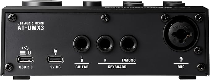 Audio-Technica AT-UMX3 USB Desktop Audio Mixer