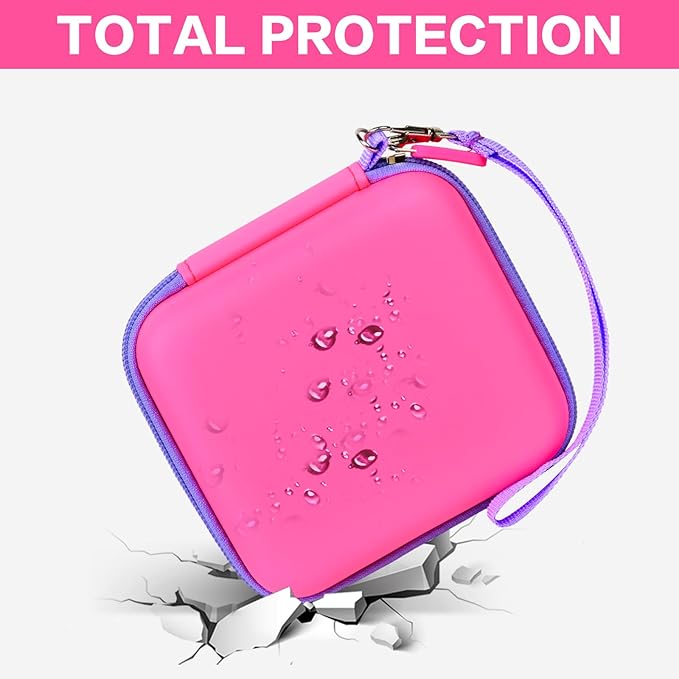 Kids Instant Print Camera Case Compatible with ESOXOFFORE for Dylanto for DUDUDRAGON for GKTZ for ETIKEZ for Dafotil for Careenoah for Aasonida Digital Video Prints Paper Bag (Box Only) Bright Pink