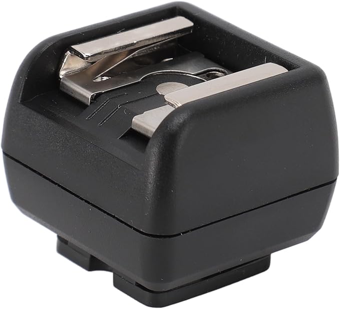 Hot Shoe Adapter with Extra PC Sync Connection Port,Flash Hot Shoe Adapter with PC Port for Photography Accessory Suitable for Camera Flash Microphone Studio Light