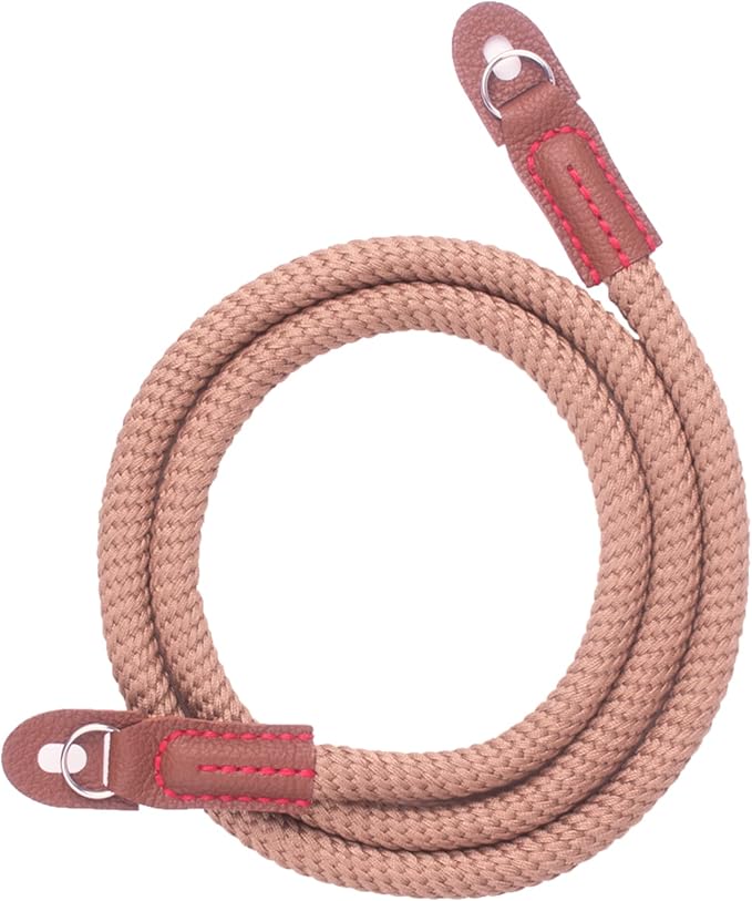 Camera Strap,Soft Rope Camera Neck Strap, Shoulder Strap for DSLR SLR Mirrorless Camera with Round Hole Interface 100cm