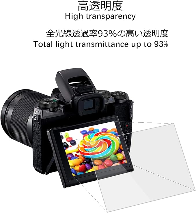kinokoo Tempered Glass Film for Leica M-Monochrom Crystal Clear Film Leica M Monochrom Screen Protector Bubble-free/Anti-scratch(2 pack)